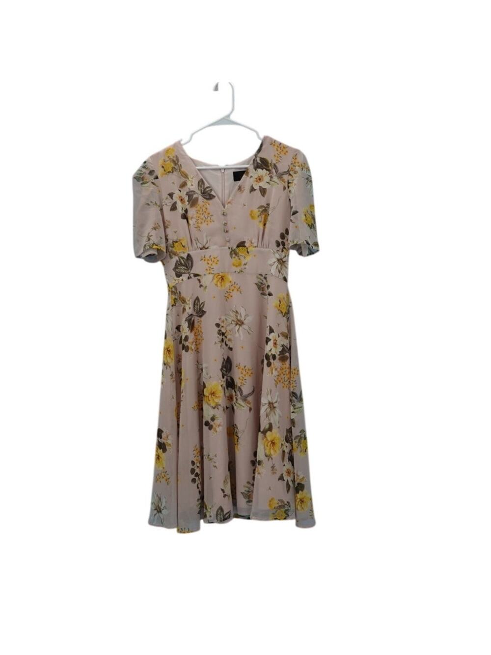 Alexia Admor Pink Floral Dress Size 8